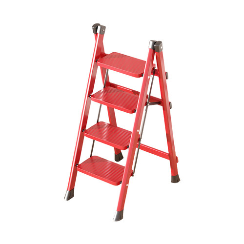 家庭用夹缝人字小梯子折叠伸缩好收纳登高置物多功能防滑简易轻巧
