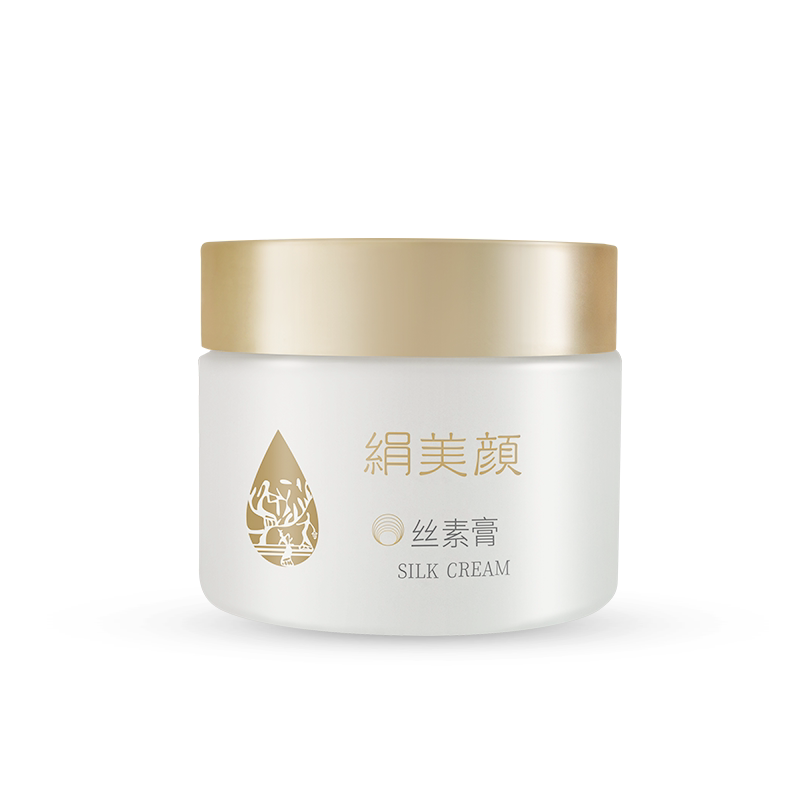 绢美颜国货保湿滋润面霜丝素膏