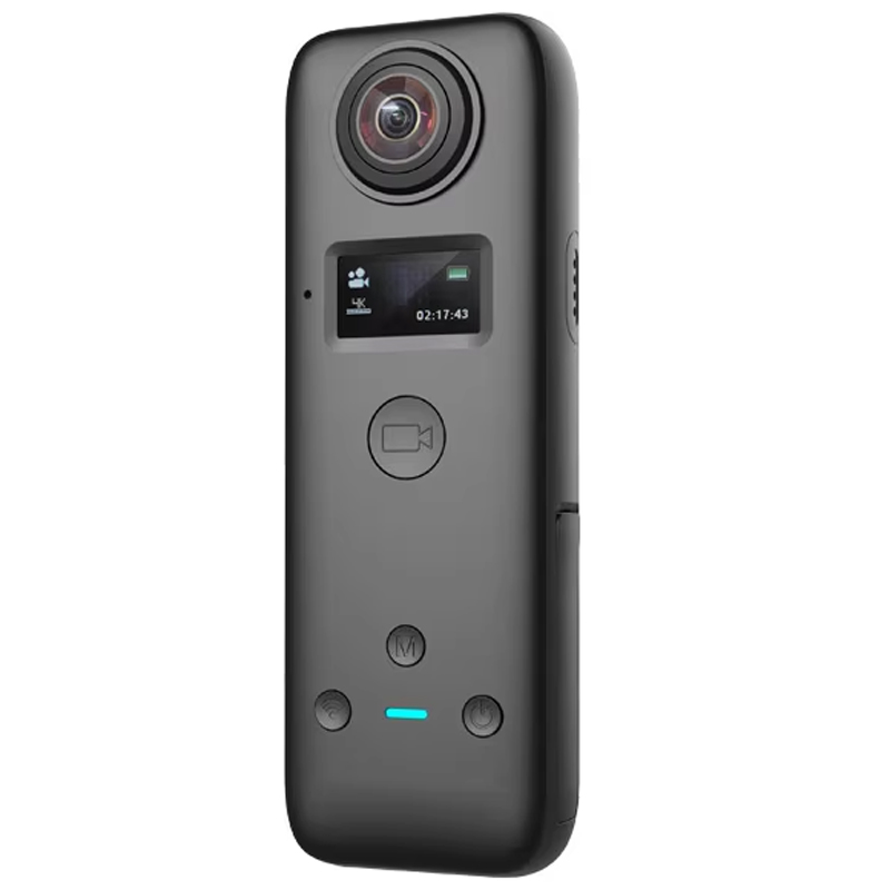 ins摩托车行车记录仪360全景运动相机720VR视频4K头盔摄像机vlog
