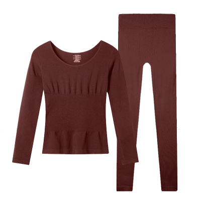 都市丽人美体保暖内衣套装女士