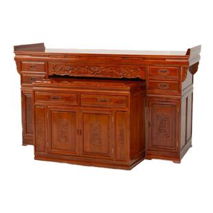 实木神台中堂新中式供桌供台家用条案供佛桌贡香案仙家观音财神像