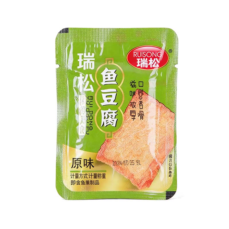 瑞松鱼豆腐豆干开袋即食烧烤味