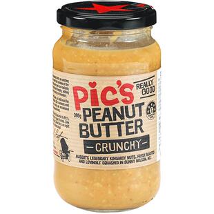 pics皮卡思健身生酮微盐颗粒儿童花生酱早餐面包酱蘸料380g*1瓶