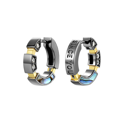 SinceYo罗马星宇耳环男士纯银