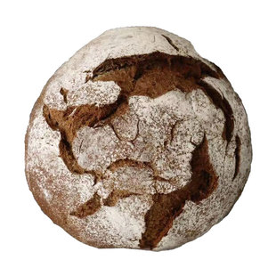 新鲜手工制作早餐饱腹主食代餐轻卡切片黑裸麦口味重大德式酸面包