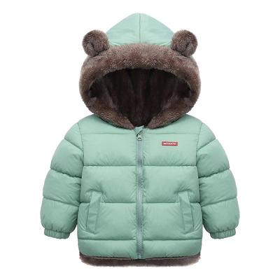 小黄鸭布咚2024冬儿童羊羔绒棉衣