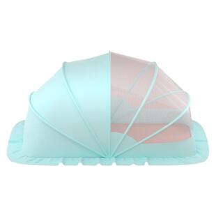 纱帐文胀宝宝床纱帐婴儿床新生儿蚊帐罩婴儿专用蚊帐床上婴幼儿