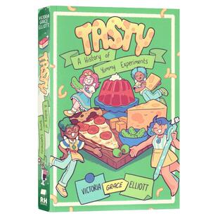 美味实验史 英文原版绘本 Tasty A History of Yummy Experiments 少儿童全彩漫画绘本烘焙食物英语原版书籍 可搭什么是烹饪