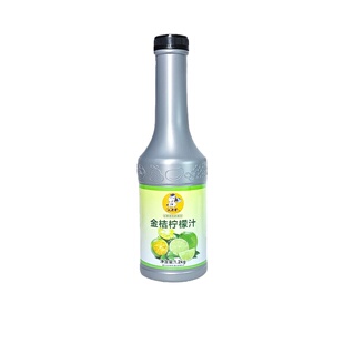 权焠帮金桔柠檬浓浆商用浓缩果汁1.2kg 金橘柠檬汁奶茶店专用果酱