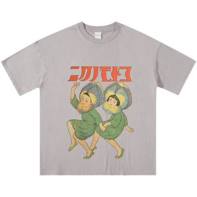 日系oldschool复古潮牌短袖T恤