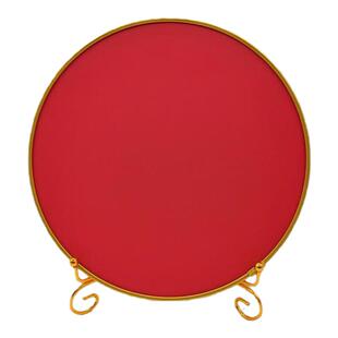 定制中国红结婚掐丝珐琅画 diy专用底板 景泰蓝材料 金银丝沙画