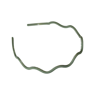 压发波浪发箍女带齿防滑细款洗脸发卡纯色发捆头饰压发头箍夏季