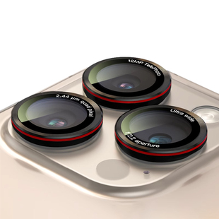 真康宁适用iPhone16promax镜头膜苹果17pro镜头保护膜新款高清15手机镜头圈14摄像头贴膜壳镜头盖保护圈配件