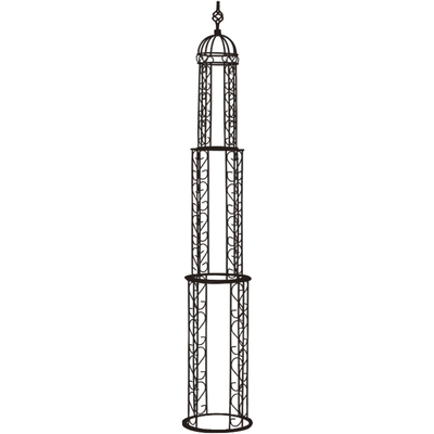 塔型花架庭院月季铁艺地面铁线莲