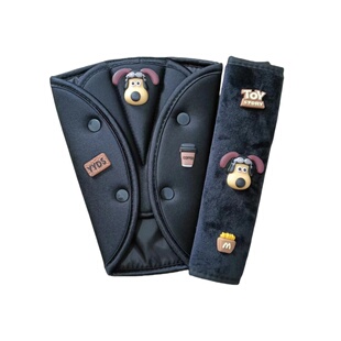 新款卡通汽车儿童安全带固定器车载防勒脖宝宝安全护肩套调节神器