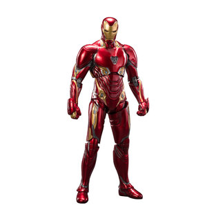 中动钢铁侠MK50手办漫威复仇者联盟人偶玩具纳米战甲模型摆件男生