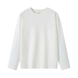 2025年宽松纯棉打底衫ins百搭显瘦长袖t恤女新款创意时尚秋衣外穿