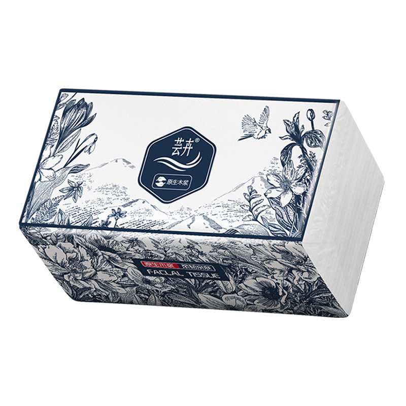 芸卉400张6包纸巾抽纸加大加厚