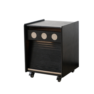 榆柳轩实木床头柜家用卧室收纳置物柜小户型可移动简约储物床边机