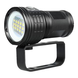 深海专用潜水强光手电筒摄影补光灯夜潜水下80米红蓝光大功率手电