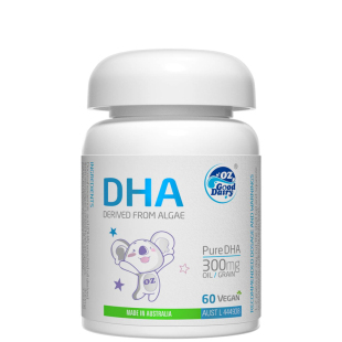 澳乐乳双有机智萃dha藻油60粒