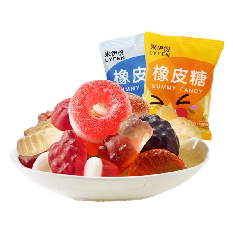 来伊份橡皮糖500g甜甜圈什锦混合