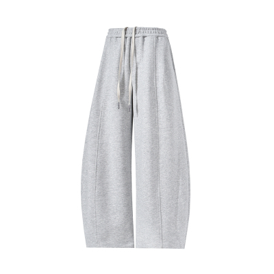 潮牌纯色休闲卫裤男2025秋直筒裤