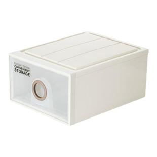 茶花收纳盒衣服收纳柜家用抽屉式放衣柜整理盒衣橱衣物塑料收纳箱