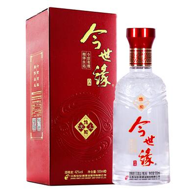 今世缘42度醇厚型500ml单瓶白酒