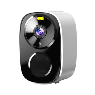 门口监控摄像头免插电楼道无线家用远程手机无需wifi网络室内超清