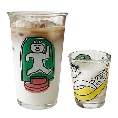日式清酒杯子套装玻璃烧酒杯