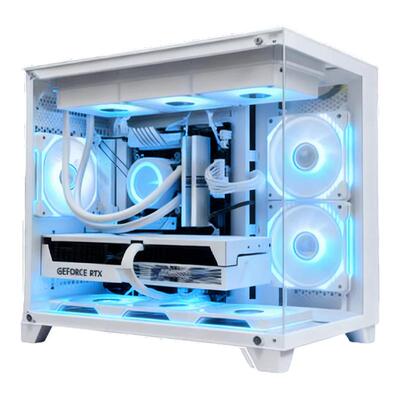 intel海景房DIY电竞游戏电脑主机