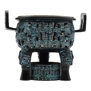 新品创意青铜器古典餐具纯铜火锅鼎涮锅酒店餐厅烧烤店用单锅厨具