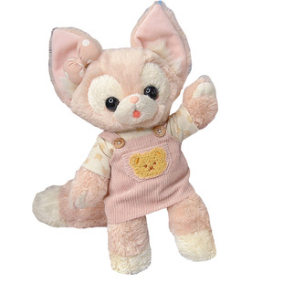 南风格子玲娜贝儿着替灯芯绒短裙Linabell衣服T恤少女礼物套装