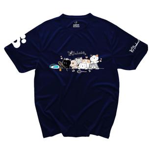 badminton 新款专业羽毛球文化衫速干衣服男女短袖猫咪圆领上衣