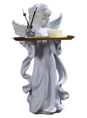 北欧大型树脂天使雕塑艺术摆件