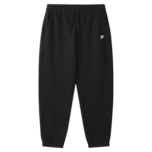 FILA FUSION斐乐男裤秋季针织长裤男子休闲裤裤子束脚卫裤运动裤