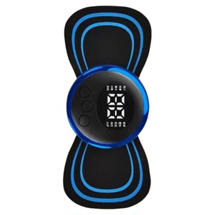 颈椎智能按摩器多功能电脉冲腰背肩颈充电迷你按摩贴片针灸仪跨境