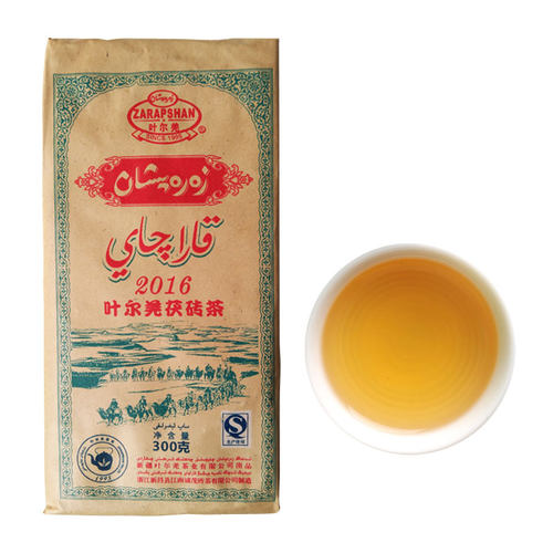 包邮 新疆特色茶饮 叶尔羌300克茯砖茶 餐饮日常饮用做奶茶等