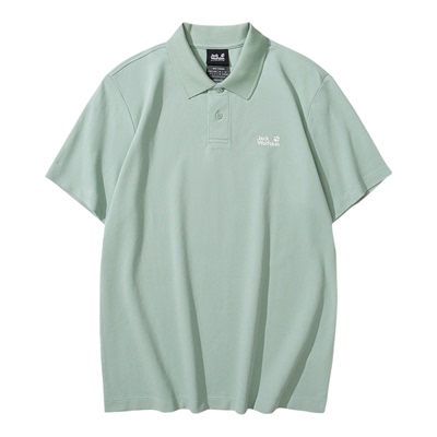 JackWolfskin狼爪26春夏新款NEW ESSENTIAL男士休闲POLO衫A65902A