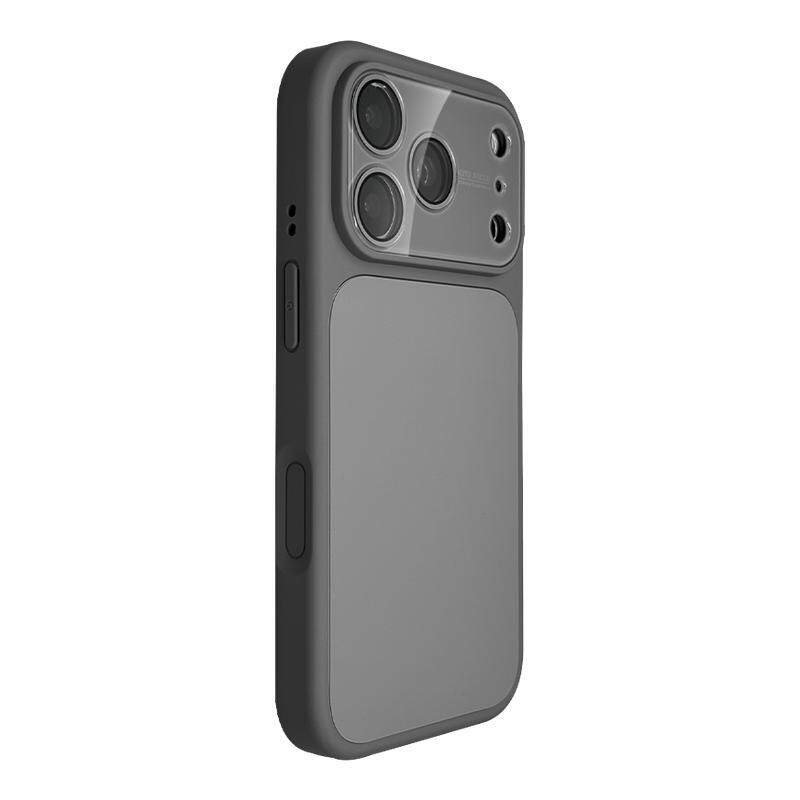 高端液态硅胶适用iPhone17promax手机壳炭灰色新款苹果18Pro超好看大视窗16按键全包15纯色14超火13肤感防摔i