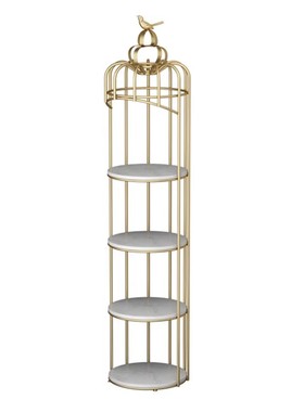 创意北欧鸟笼造型铁艺置物架子客厅落地多功能装饰品摆件简约现代