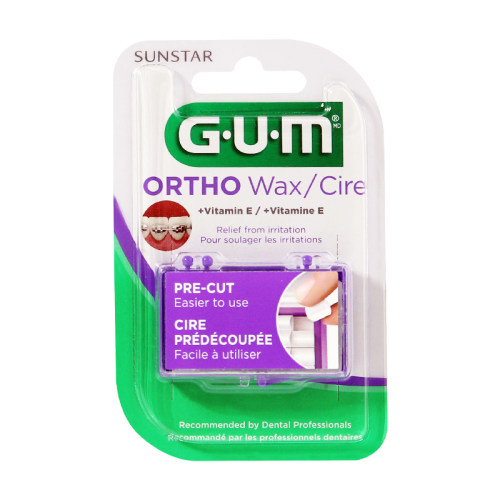 日本gum 正畸保护蜡贴牙齿支抗钉骨钉牙套蜡矫正钢牙套粘膜防磨嘴