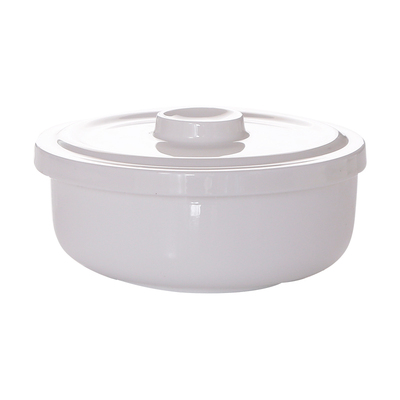 8英寸盖碗仙岭娅骨质瓷纯白