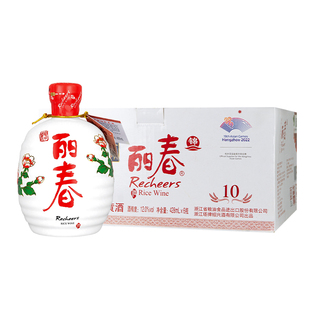 丽春黄酒锦丽春十年428ml/瓶整箱塔牌绍兴黄酒手工冬酿糯米花雕酒