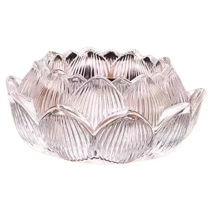 琉璃香炉九叶莲花线香佛前供佛烧香炉家用立香茶道香托檀香熏香炉