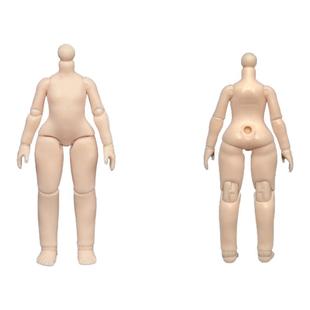 bjd素体ob11可动人偶p10身体模型接粘土人GSC头12分mjd娃娃送娃鞋