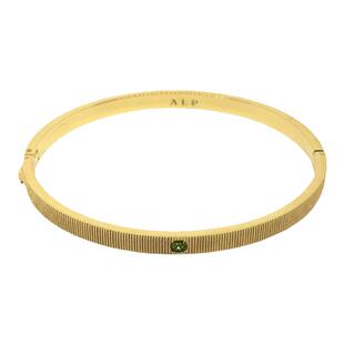 官方ALP JEWELRY封存通勤极简金色手镯百搭双面AB版个性独特手环