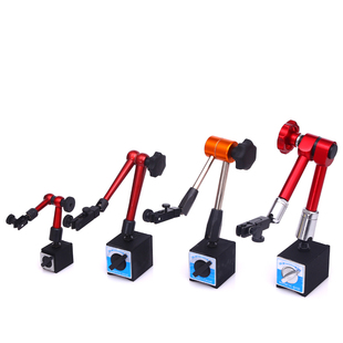 磁性表座表杆液压加长万向表架机械油压表杆百分表支架磁力座磁铁