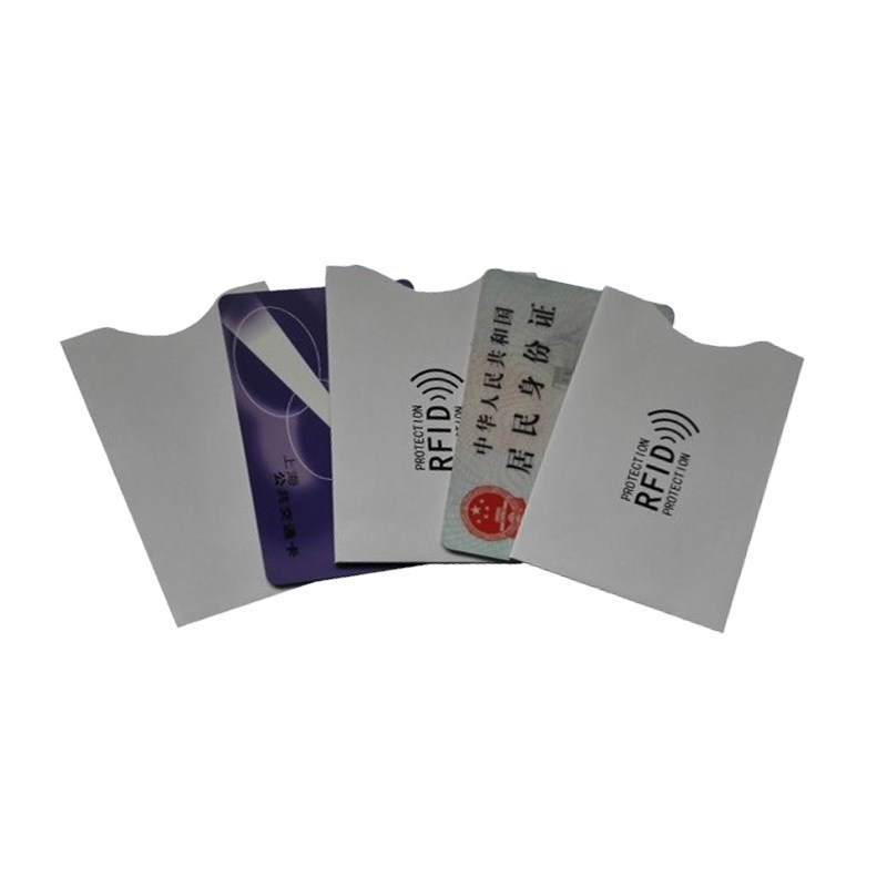 5pcs/组NFC标签屏蔽卡套芯片卡安全防扫描证件信息保护RFID防窃取